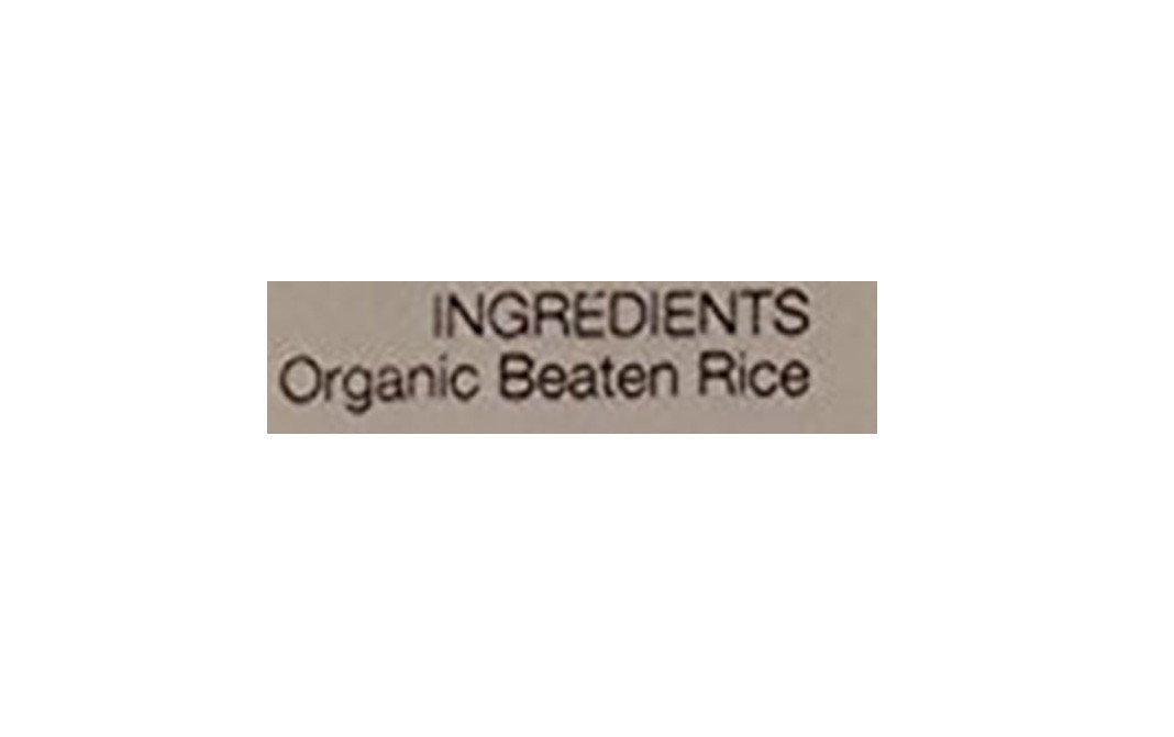 Pure & Sure Organic Beaten Rice    Pack  1 kilogram